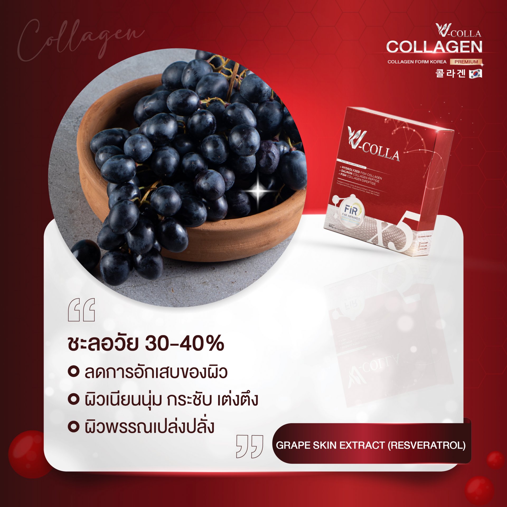 Grape Skin extract(Resveratrol) 