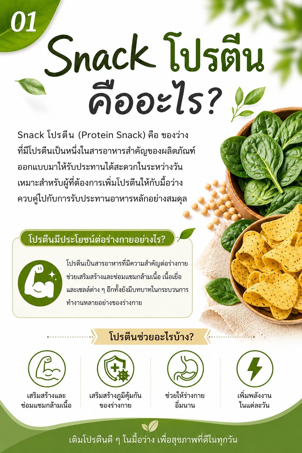 Snack โปรตีน คืออะไร?
