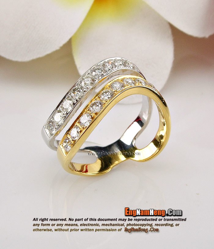 แหวนเพชร เพชรเบลเยี่ยมคัทใส่สวย น่ารักค่ะ