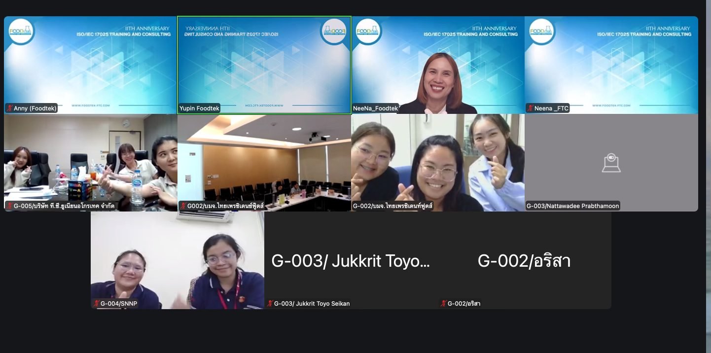 ภาพบรรยากาศการอบรม หลักสูตร: การควบคุมคุณภาพอาหารเลี้ยงเชื้อตาม ISO 11133:2014 Amd 1,2018 and Amd 2,2020