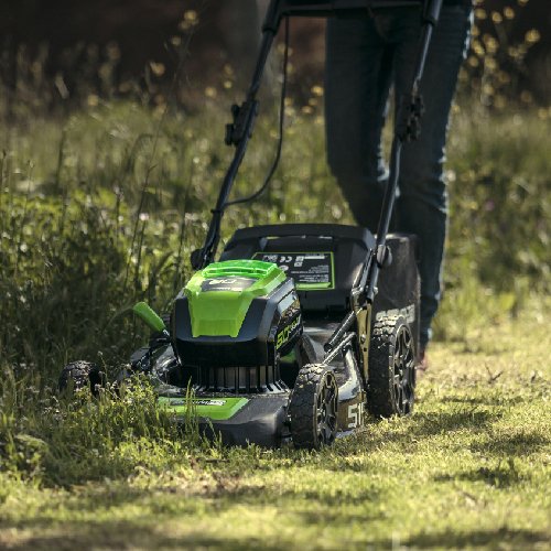 Greenworks 80V 21-Inch Cordless Brushless Lawn Mower Including