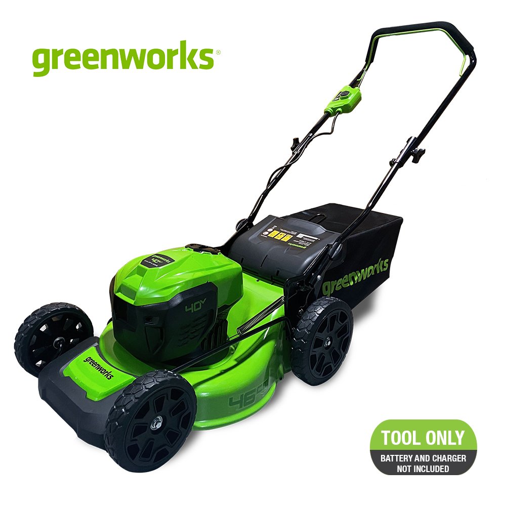 Greenworks รถตัดหญ้าแบตเตอรี่ 40V (เฉพาะตัวเครื่อง)