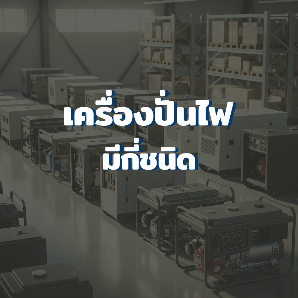 เครื่องปั่นไฟมีกี่ชนิด