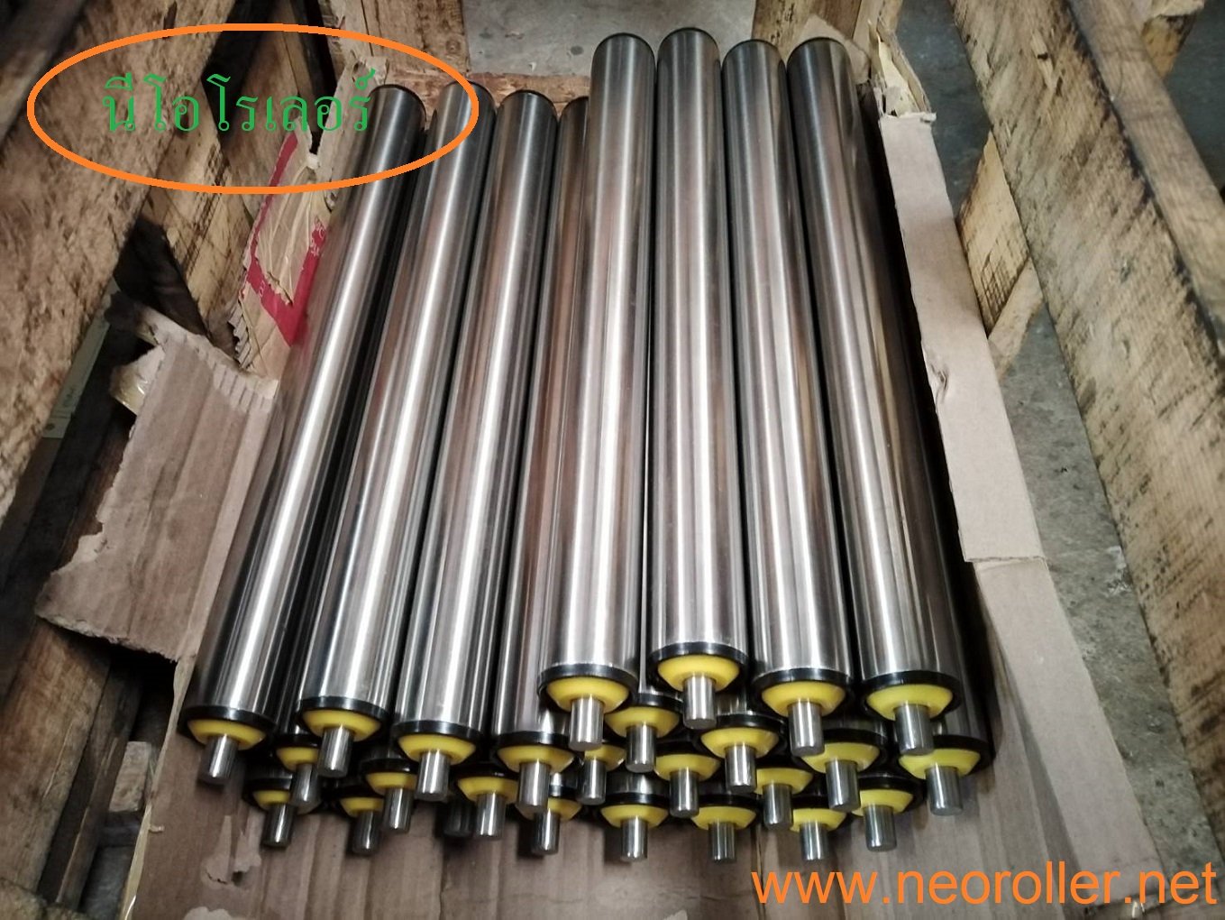 ลูกกลิ้งลำเลียง(Conveyor roller) ลูกกลิ้งลำเลียง(Conveyor roller)