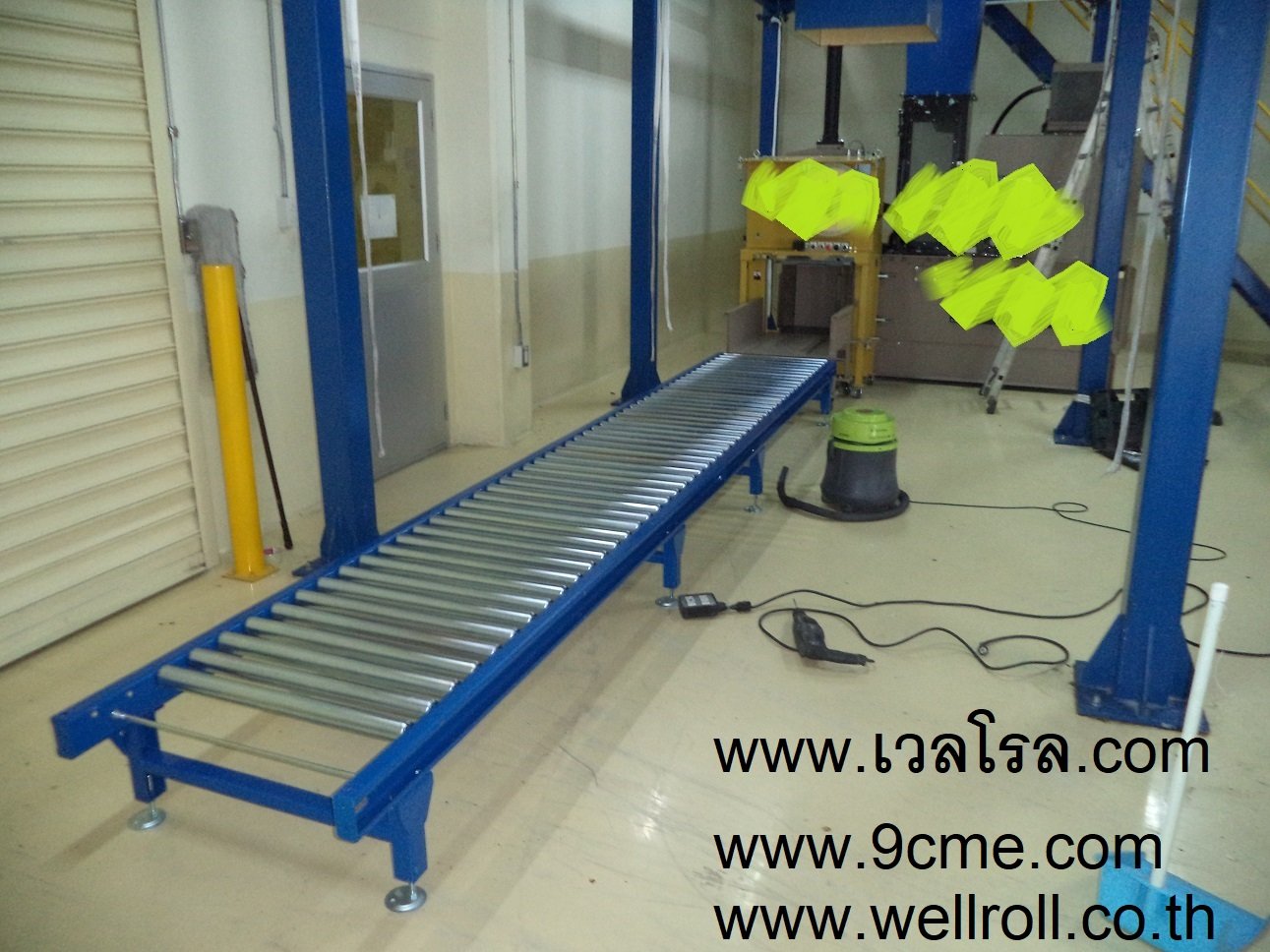ลูกกลิ้งลำเลียง(Free roller conveyor) ลูกกลิ้งลำเลียง(Free roller conveyor)