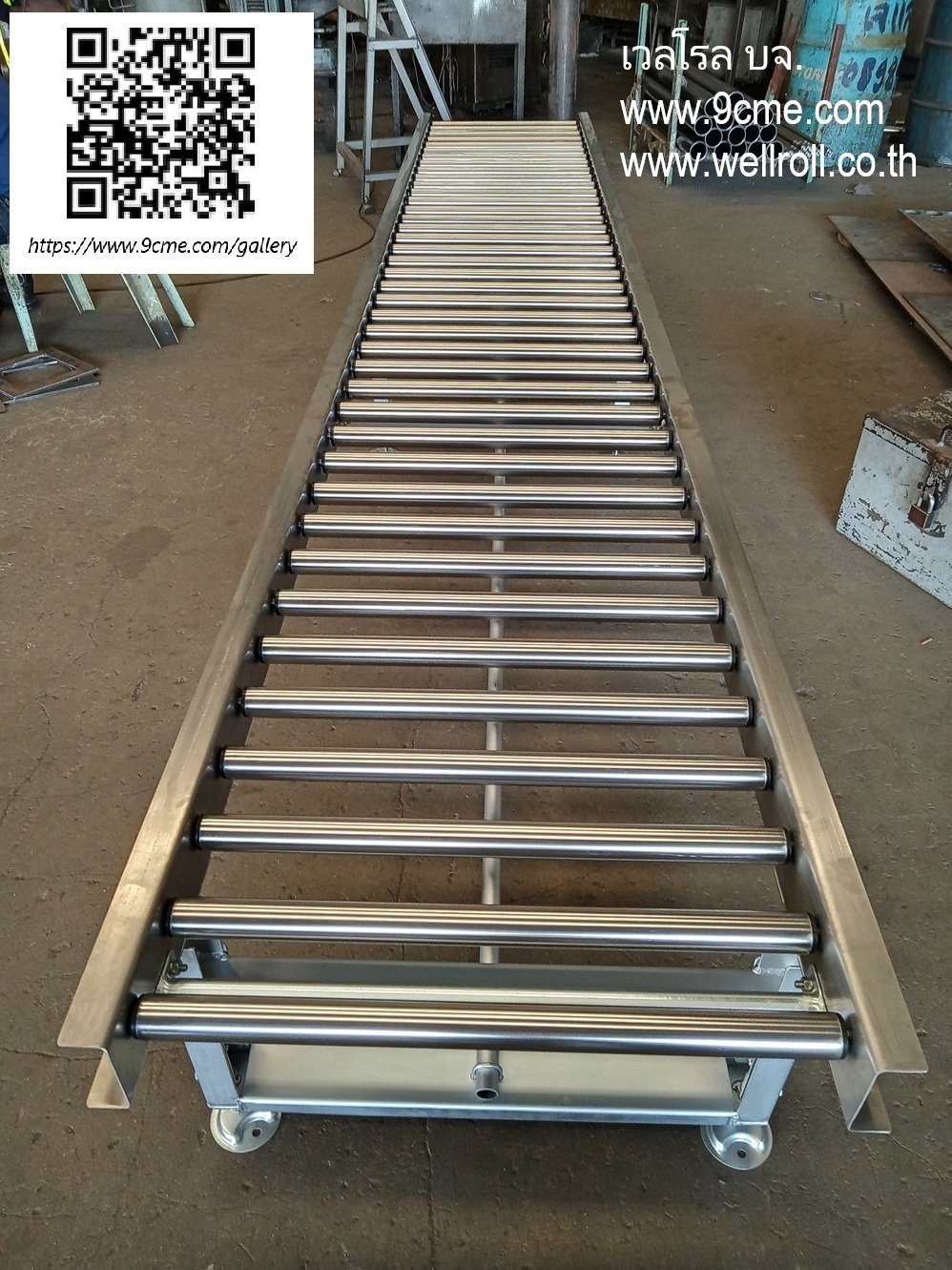 ลูกกลิ้งลำเลียง(Free roller conveyor) ลูกกลิ้งลำเลียง(Free roller conveyor)