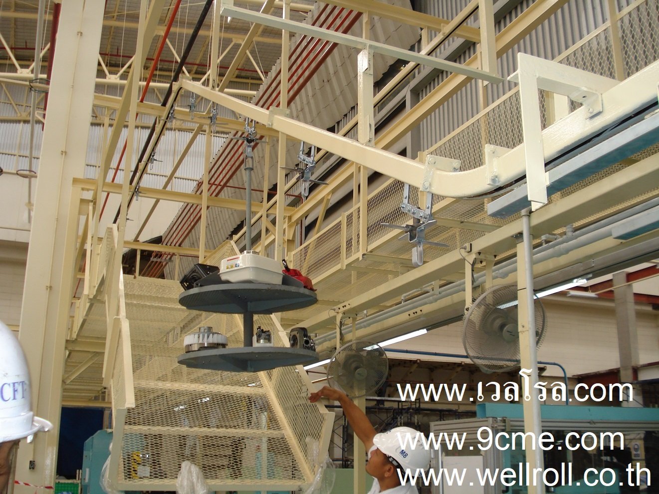 โซ่ลำเลียงแบบแขวน(overhead chain conveyor) โซ่ลำเลียงแบบแขวน(overhead chain conveyor)