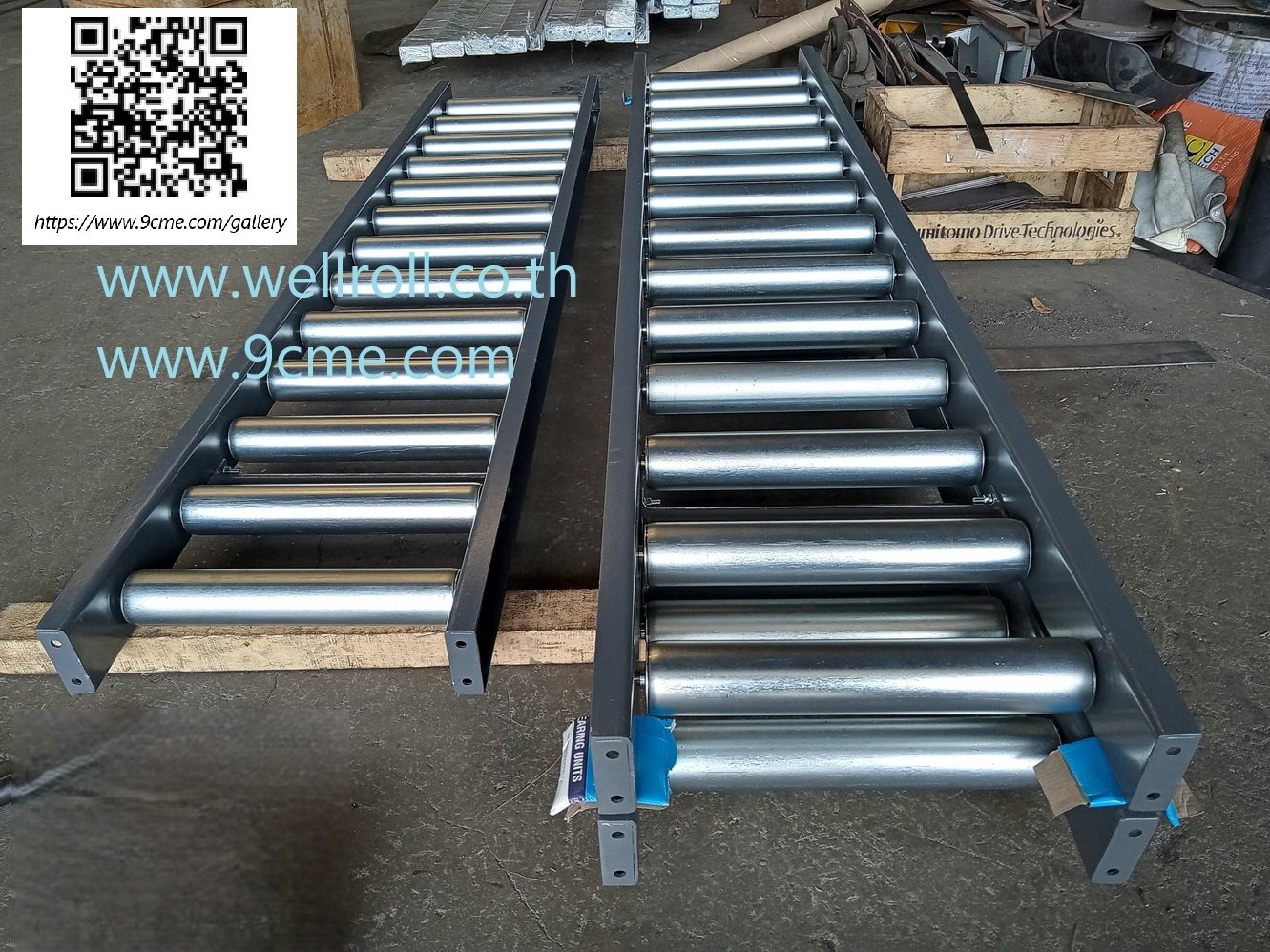 ลูกกลิ้งคอนเวเยอร์(Free roller conveyor) ลูกกลิ้งคอนเวเยอร์(Free roller conveyor)