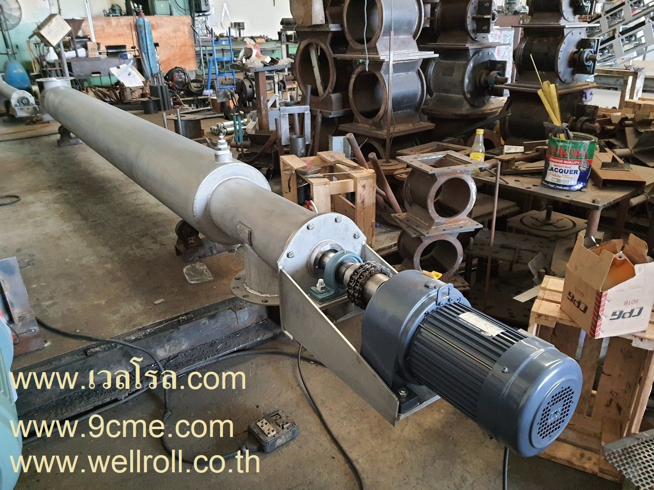 สกรูคอนเวเยอร์(screw conveyor) สกรูคอนเวเยอร์(screw conveyor)