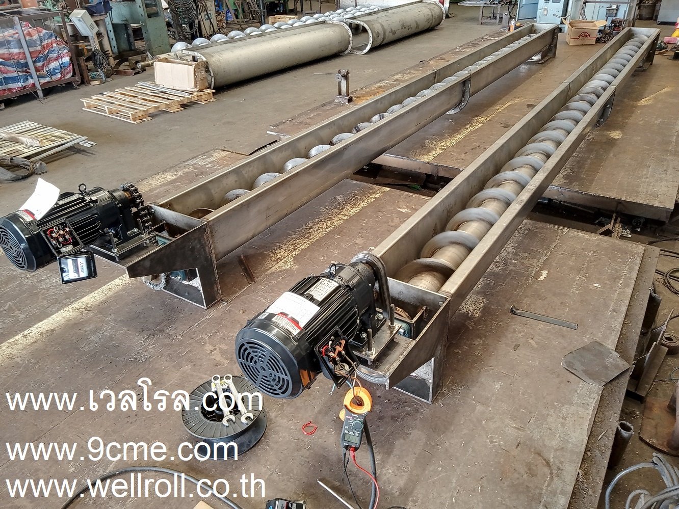 สกรูคอนเวเยอร์(screw conveyor) สกรูคอนเวเยอร์(screw conveyor)