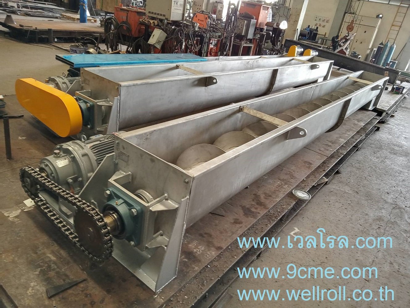 สกรูคอนเวเยอร์(screw conveyor) สกรูคอนเวเยอร์(screw conveyor)