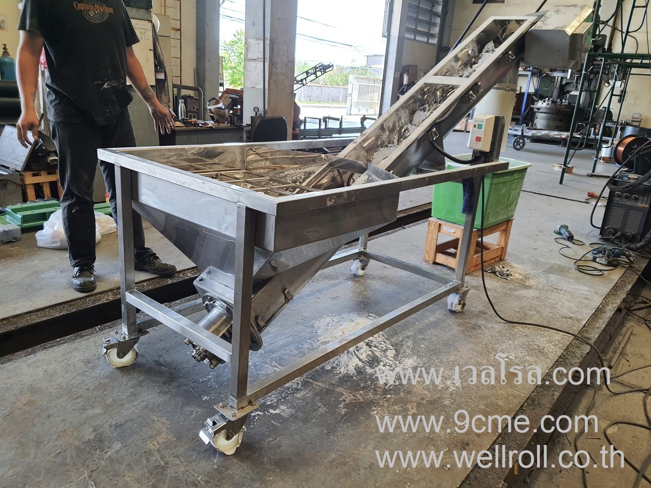 สกรูคอนเวเยอร์(screw conveyor) สกรูคอนเวเยอร์(screw conveyor)