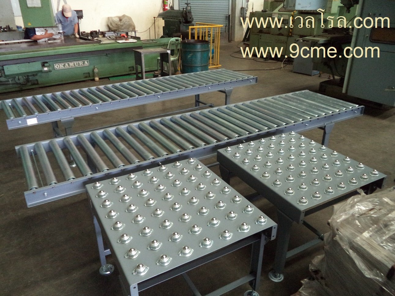 ลูกกลิ้ง คอนเวเยอร์(free roller conveyor) ลูกกลิ้ง คอนเวเยอร์(free roller conveyor)