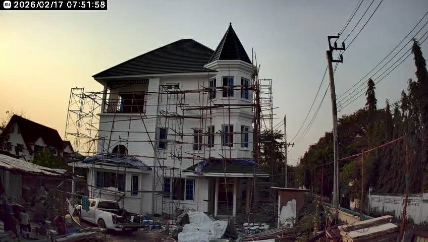 งานสร้างบ้านพักอาศัย 3 ชั้น ถนนรามอินทรา