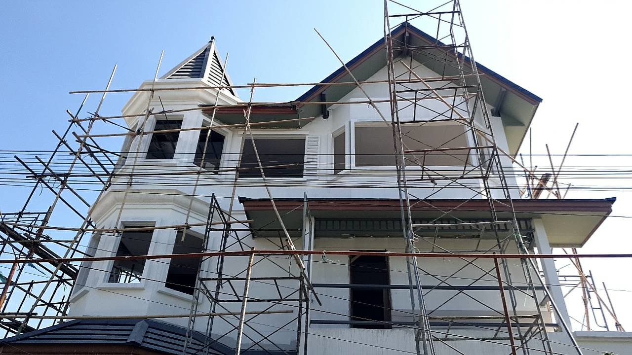 งานสร้างบ้านพักอาศัย 3 ชั้น ถนนรามอินทรา