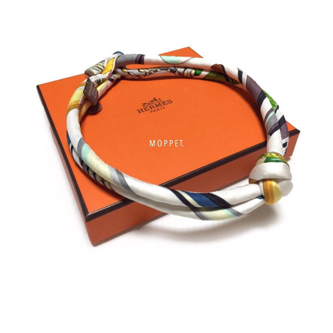 NEW Hermes Necklace in Silk