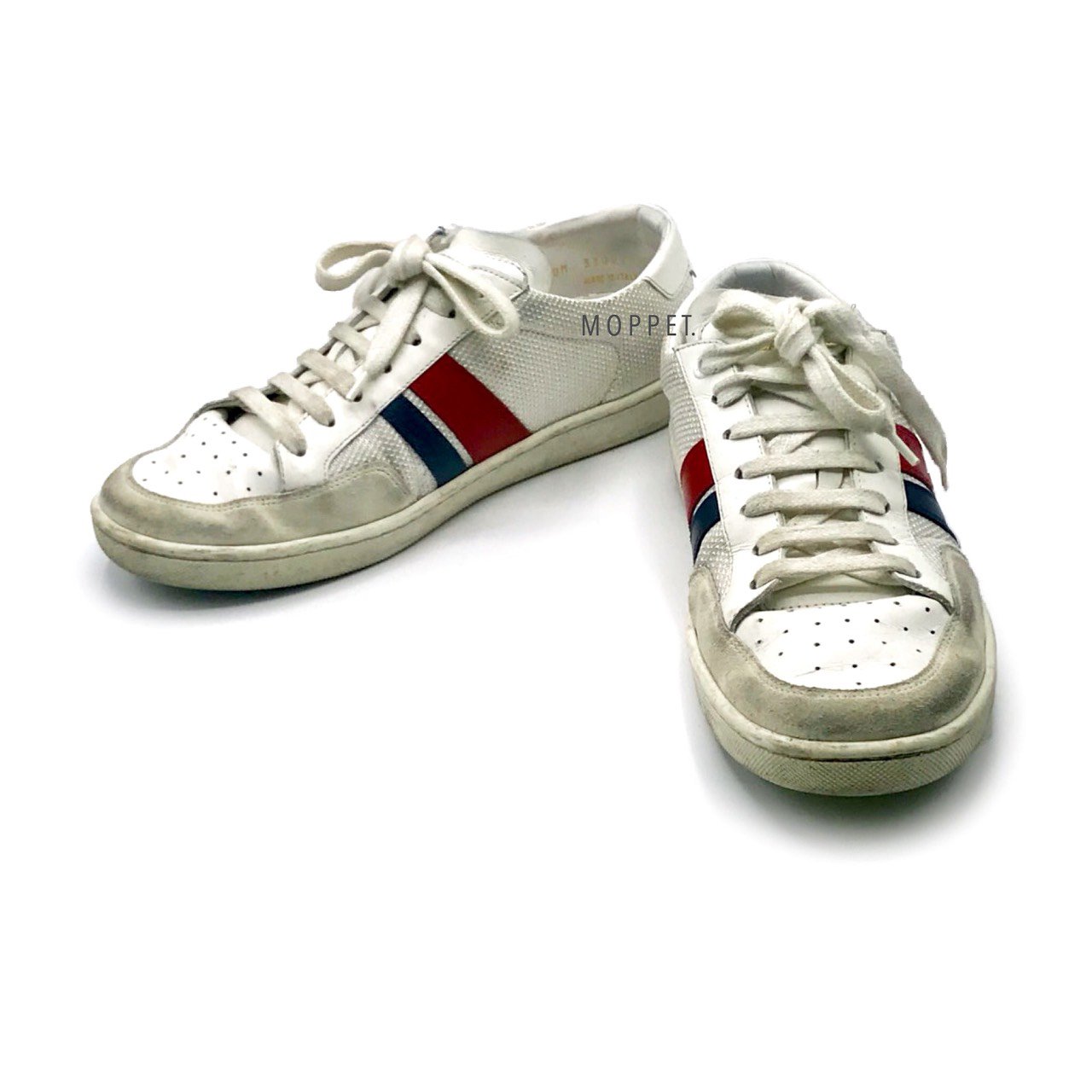 Used Saint Laurent Sneakers Size 39" in White Leather