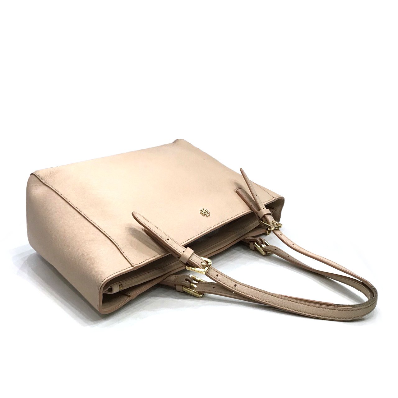 Pre-owned Tory Burch Pink Leather Britten Crossbody Bag | ModeSens