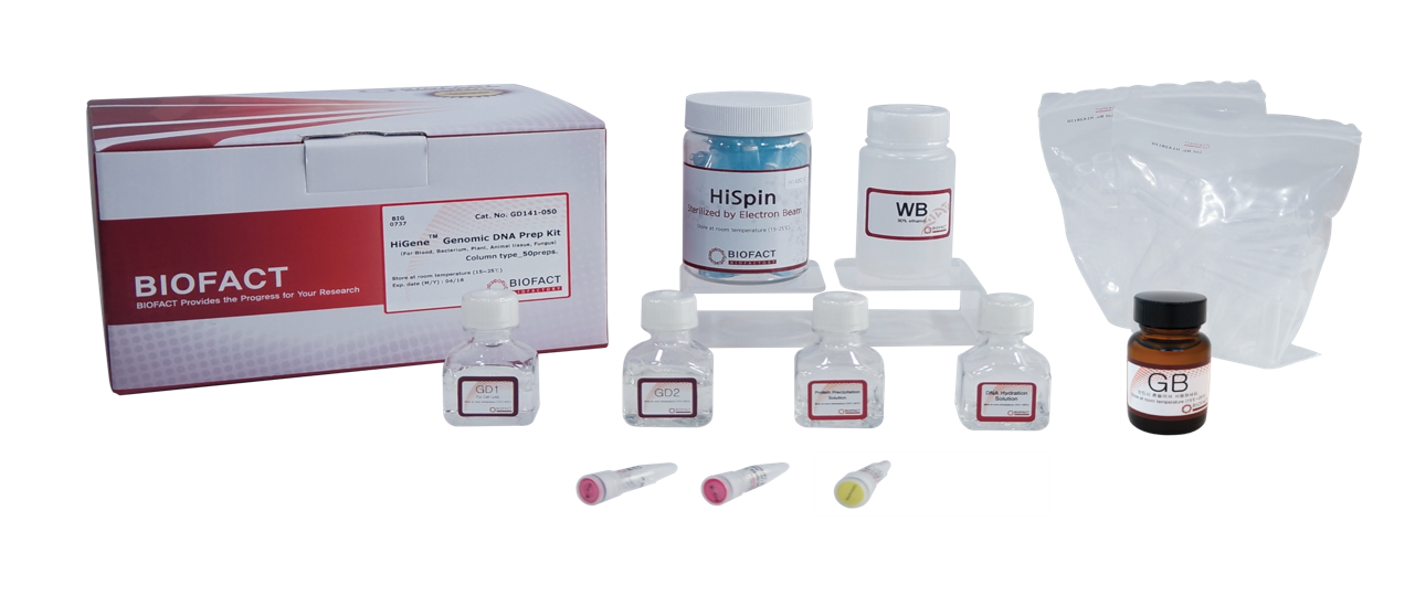 Bio Sample Kit BioFact™ Genomic DNA Prep Kit(Blood, Bacterium, Plant, Animal tissue)