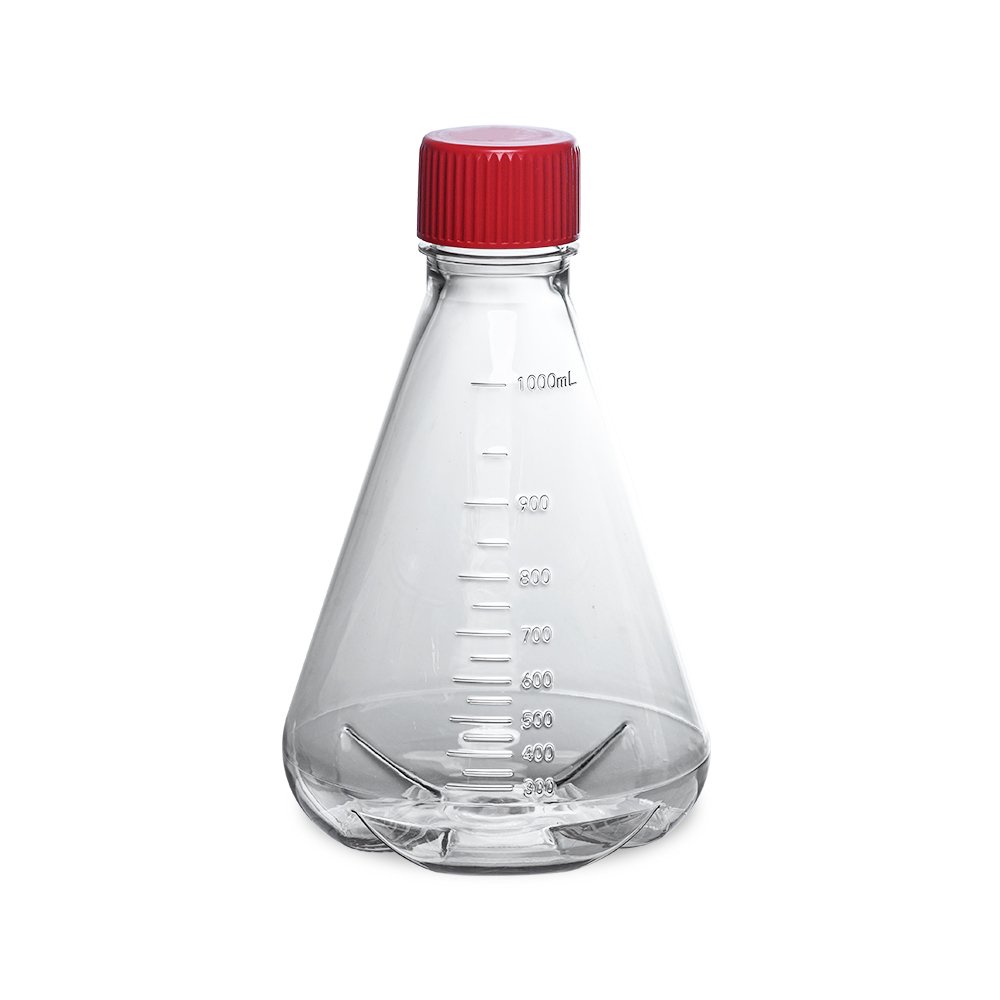 Flask Lab Select Baffled Erlenmeyer flask, flat cap