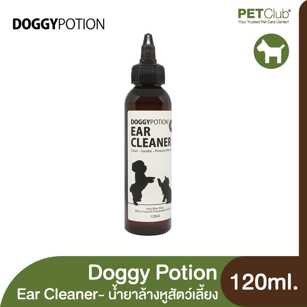 Doggy Potion Ear Cleaner - น้ำยาล้างหูสำหรับสัตว์เลี้ยง 120ml.