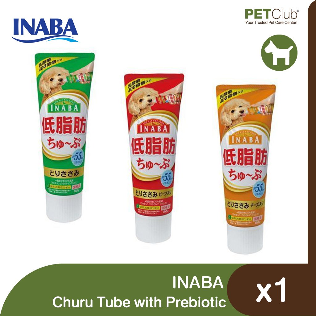 INABA CHURU Tube with Prebiotic 80g.
