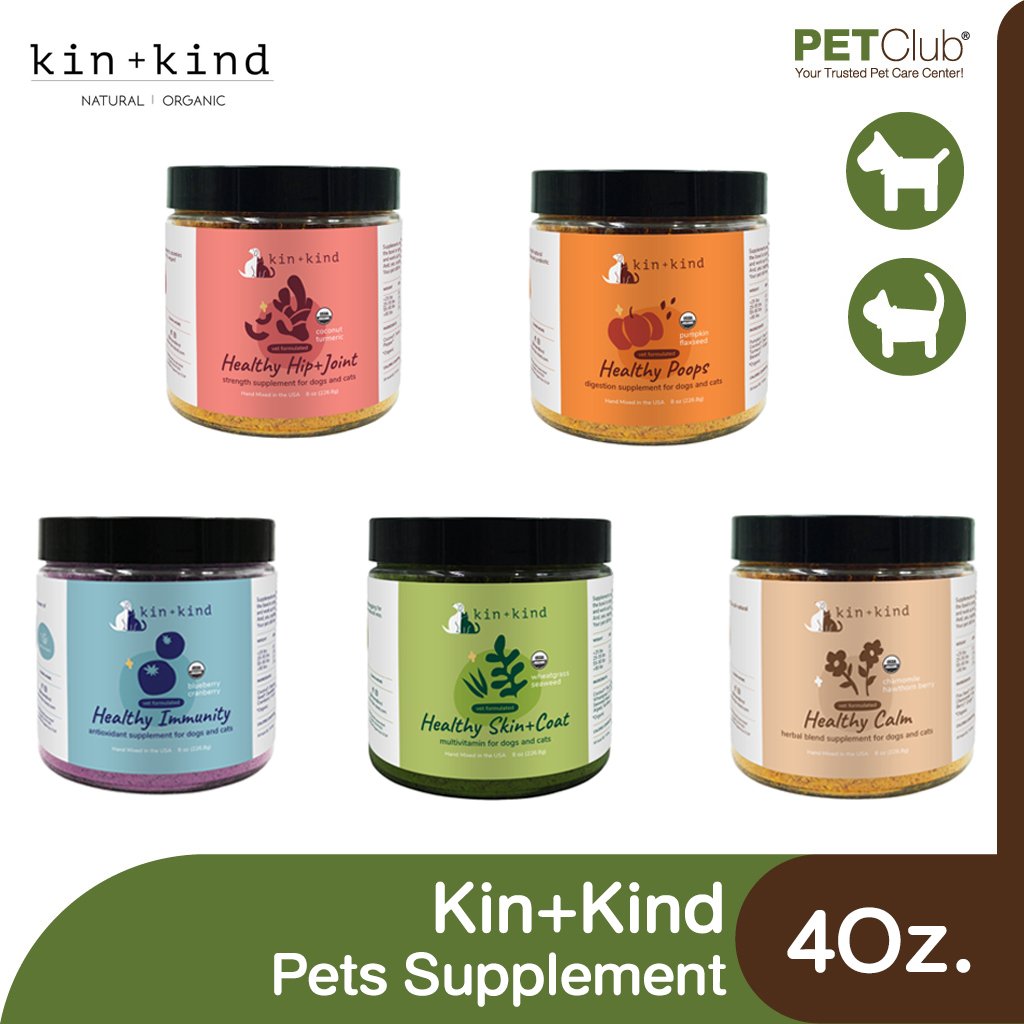 Kin+Kind Pets Supplements - อาหารเสริมออร์แกนิคสำหรับสุนัขและแมว
