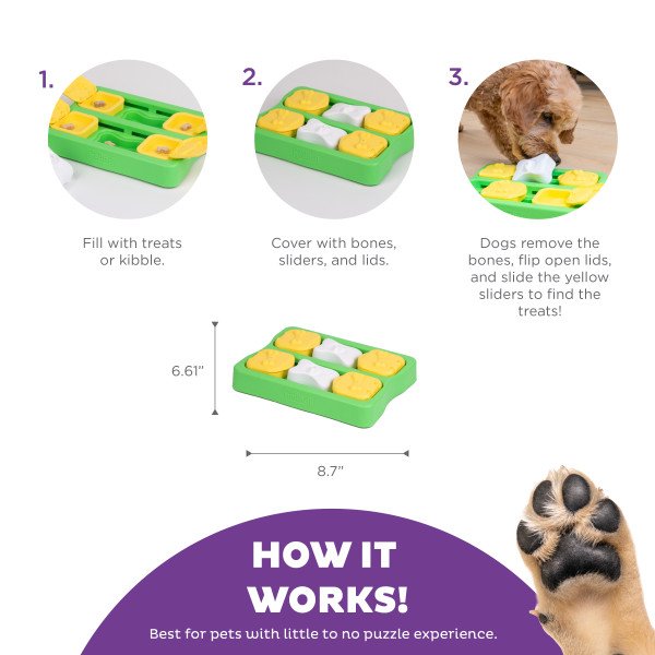 Nina Ottosson Dog Brick Interactive Puzzle