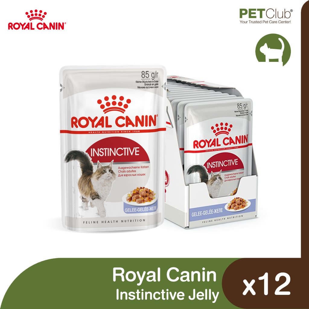 Royal Canin Instinctive in Jelly - อาหารเปียก แมวโต ดูแลรูปร่าง ในเจลลี่