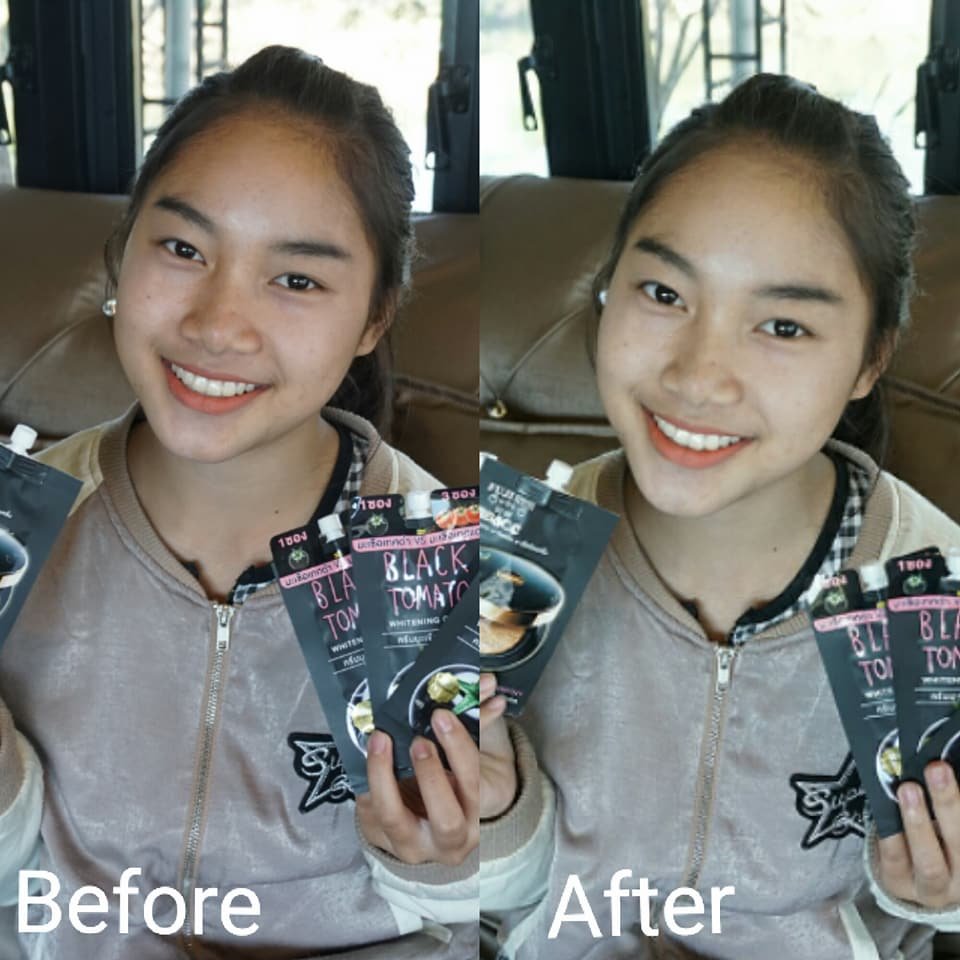 รีวิว Fuji Premium Black Tomato Whitening Cream & Fuji Premium Black Tomato BB Serum Sun Protect ครีมมะเขือเทศสีดำ ฟูจิครีม 