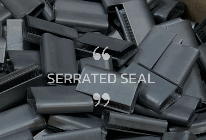 ทำไมต้องใช้กิ๊บหนาม(Serrated seal) ของยี่ห้อ SAMSON ในการรัดสายรัด PET? ทำไมต้องใช้กิ๊บหนาม(Serrated seal) ของยี่ห้อ SAMSON ในการรัดสายรัด PET?
