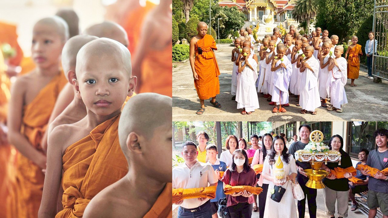 บรรพชาสามเณรภาคฤดูร้อน บวชเรียนพัฒนาตน