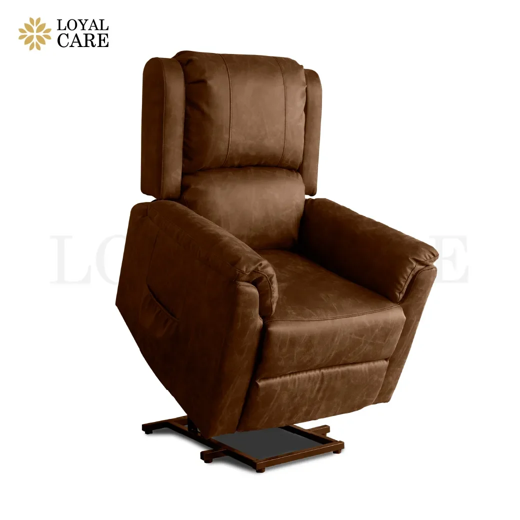 เก้าอี้ช่วยพยุงลุก-นั่ง ปรับไฟฟ้า Relax Touch Ergo (2 Motor) จาก U.S.A ยี่ห้อ Drive Devilbiss - สี Glazed Maroon