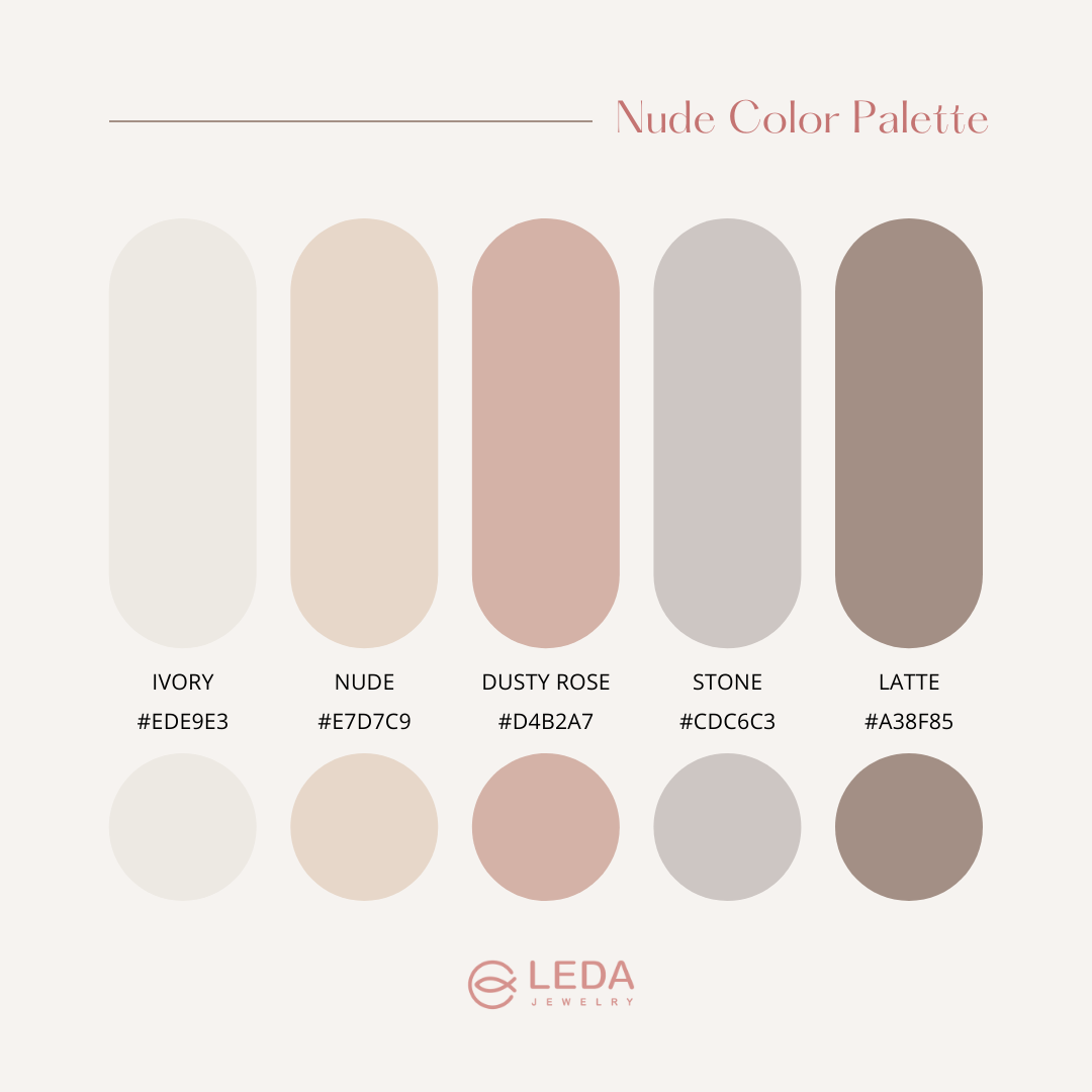 Nude Color palette - แจกโทนสีเรียบหรู อบอุ่น เอาไปใช้ยังไงก็ปัง