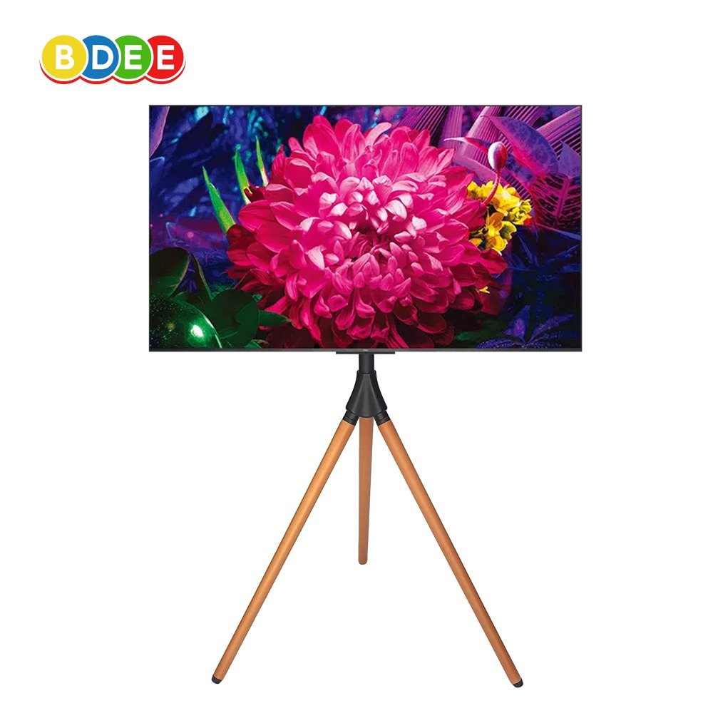 ขาตั้งทีวี แบบสามขา (ขาไม้บีช) BDEE รุ่น S25 (รองรับทีวี ขนาด 32-65 นิ้ว)