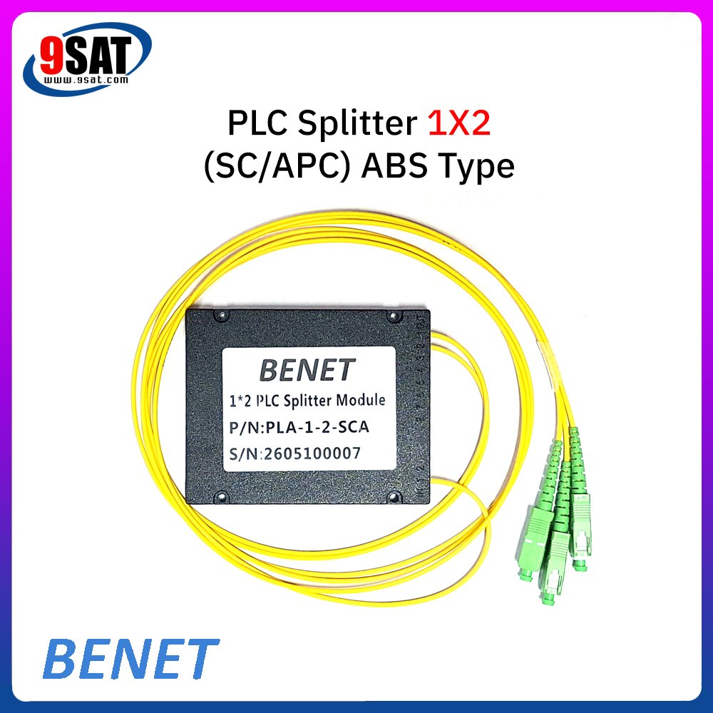 PLC Splitter 1X2 (SC/APC) ABS Type