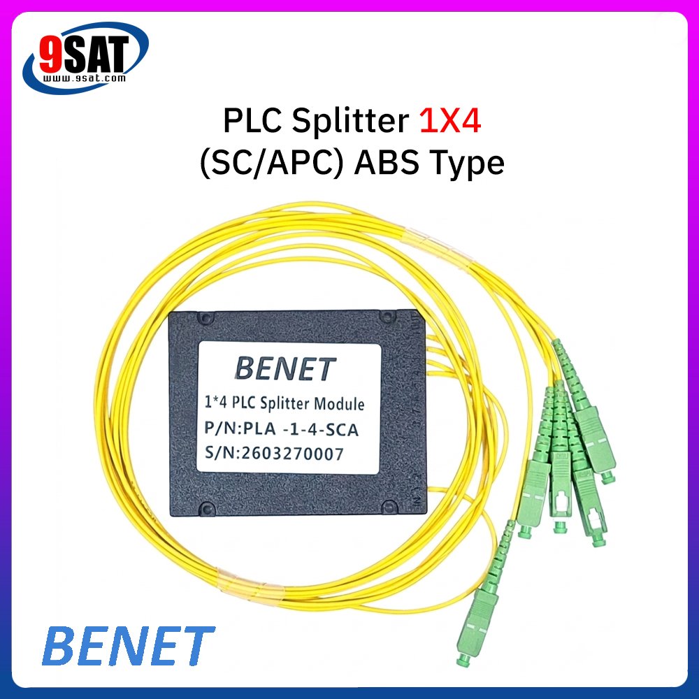 PLC Splitter 1X4 (SC/APC) ABS Type