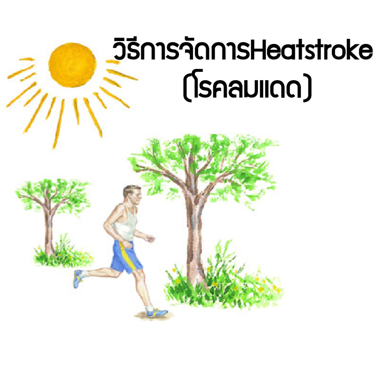 วิธีการจัดการHeatstroke (โรคลมแดด)