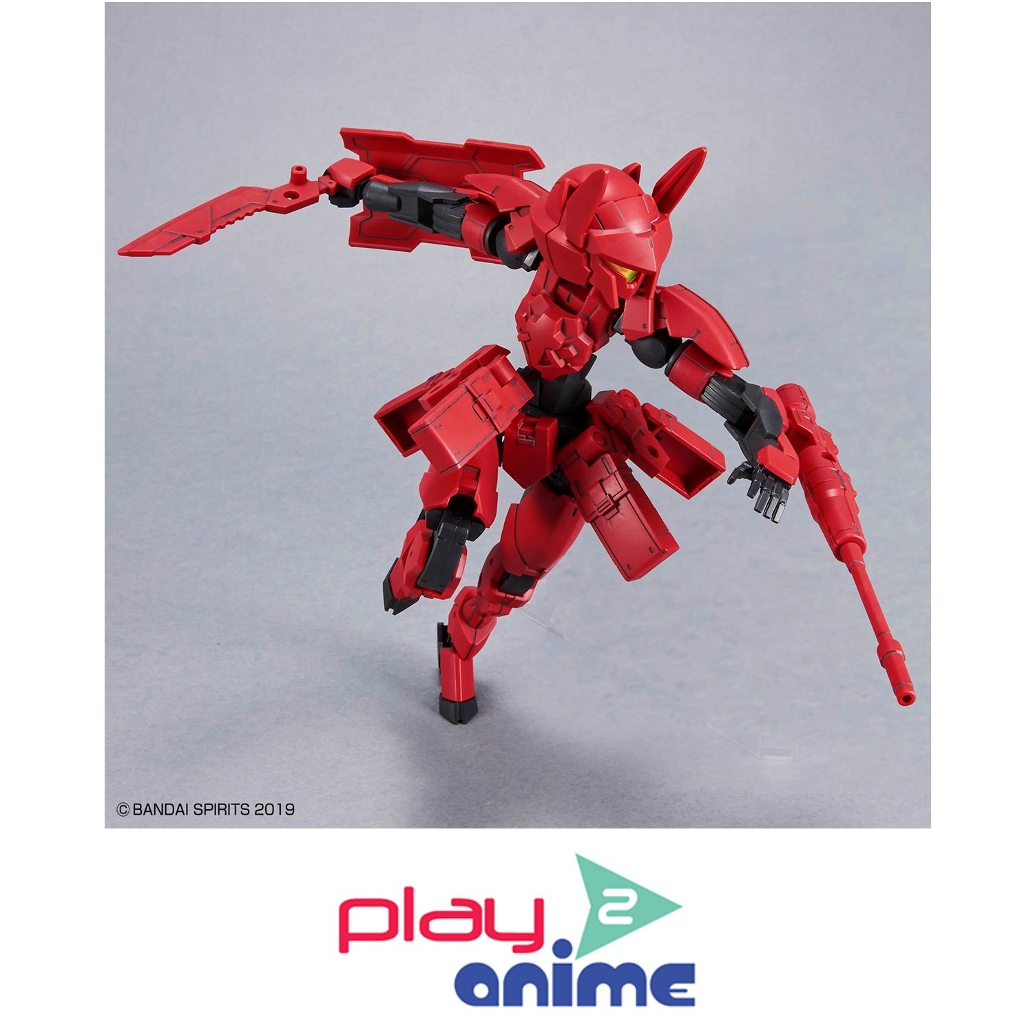 BANDAI SPIRITS 30MM EXM-E7r Spinnatia (Type Faucheuse) – Maquette 1/144 Plastique à Codage Couleur