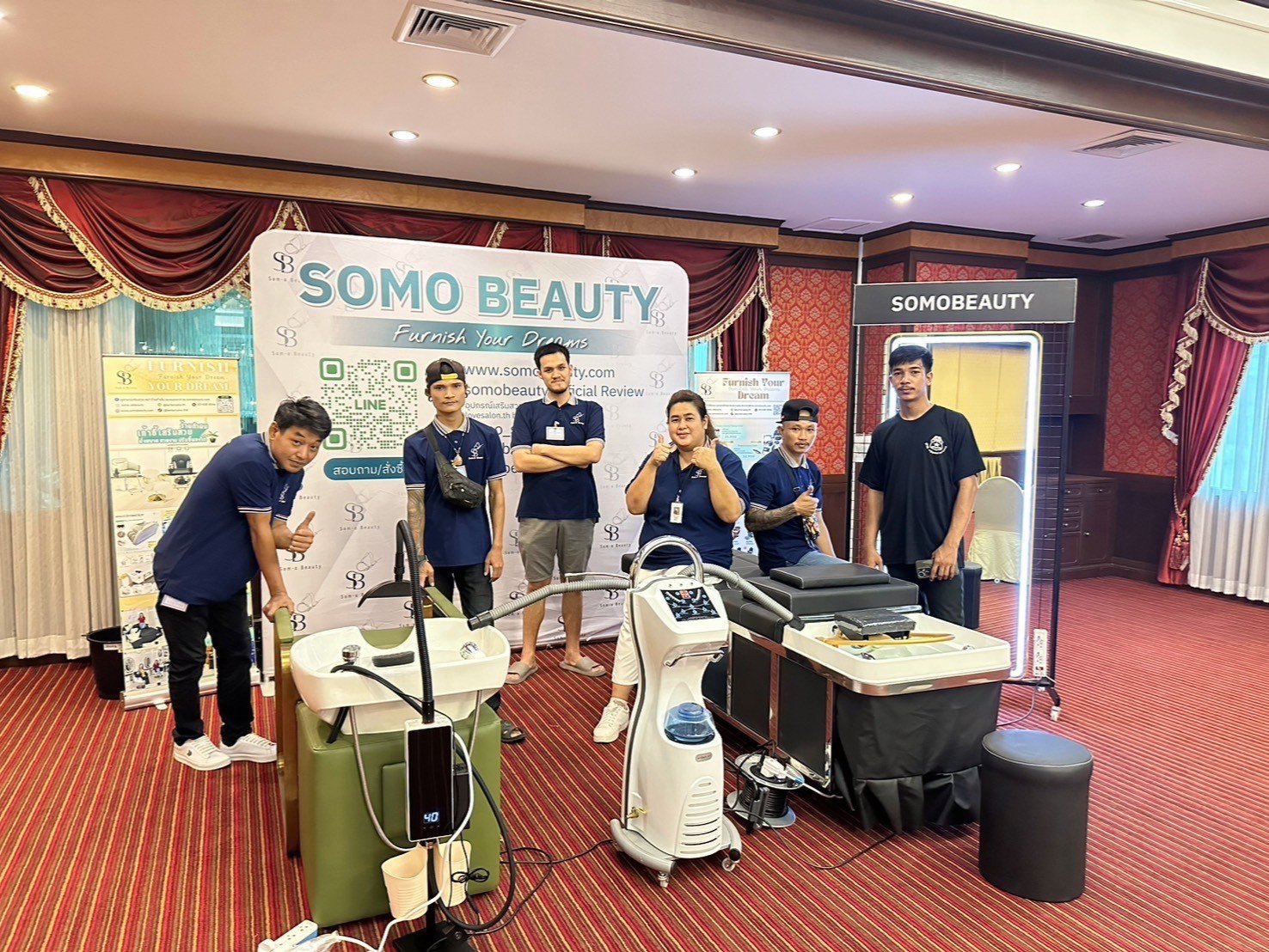 Somo Beauty Sponsor เตียงสระผมสปาวงแหวนสไตล์เวียดนาม ในงานอบรม Sleep​ Salon​ Mini Class by อ.อร 