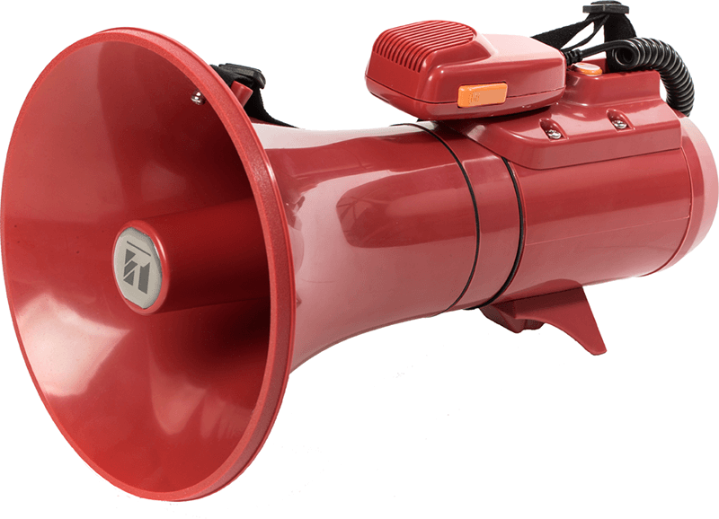 TOA ER-2215S โทรโข่งโตอะ โทรโข่งสะพาย มีไซเรน 23 วัตต์