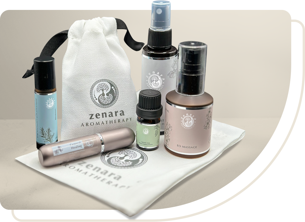 มีอะไรอยู่ในผลิตภัณฑ์ Zenara Aromatherapy ในรูปแบบของ essential oil products บ้าง