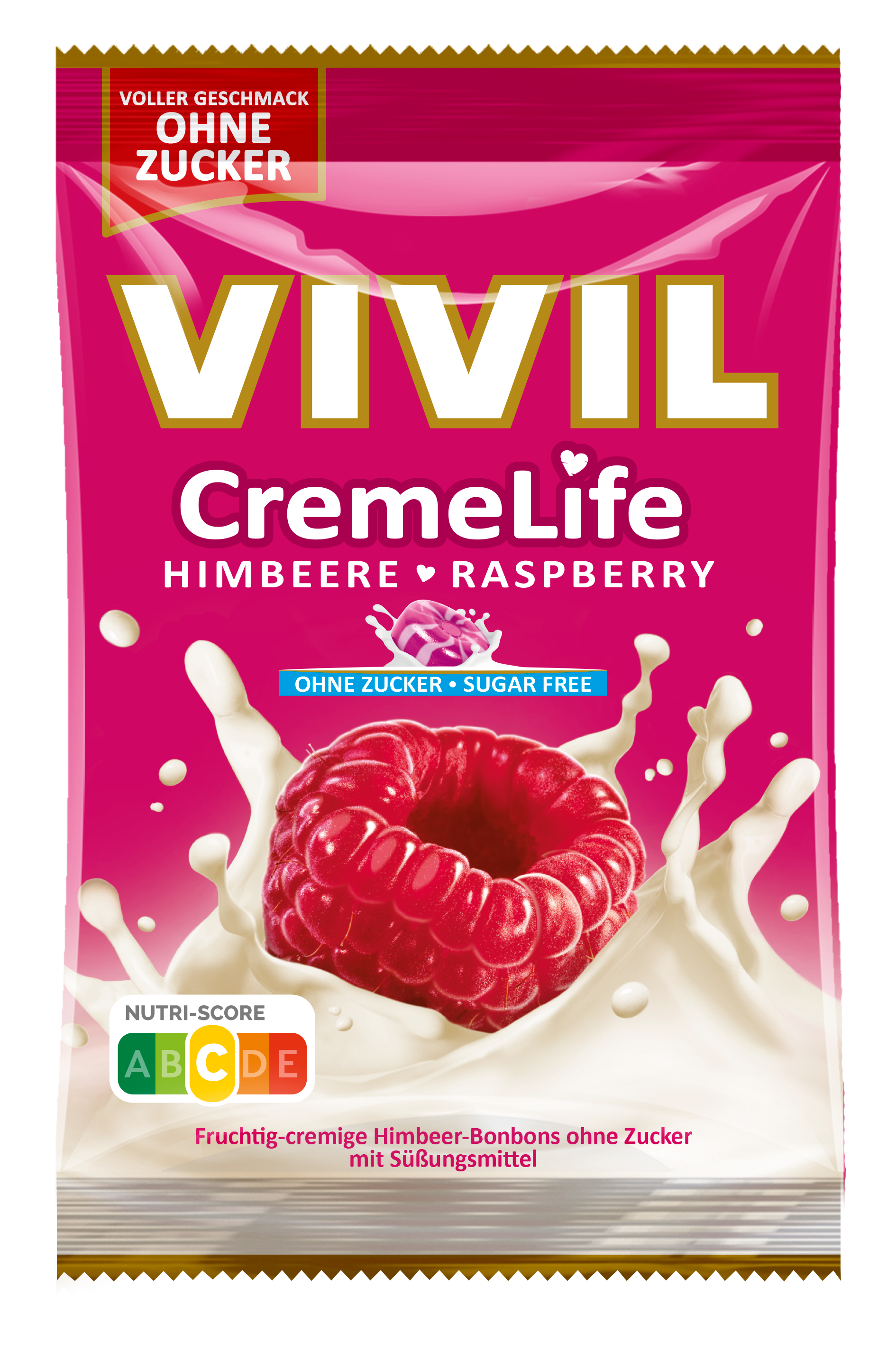 Vivil VIVIL Sugar Free Raspberry Candy 110g