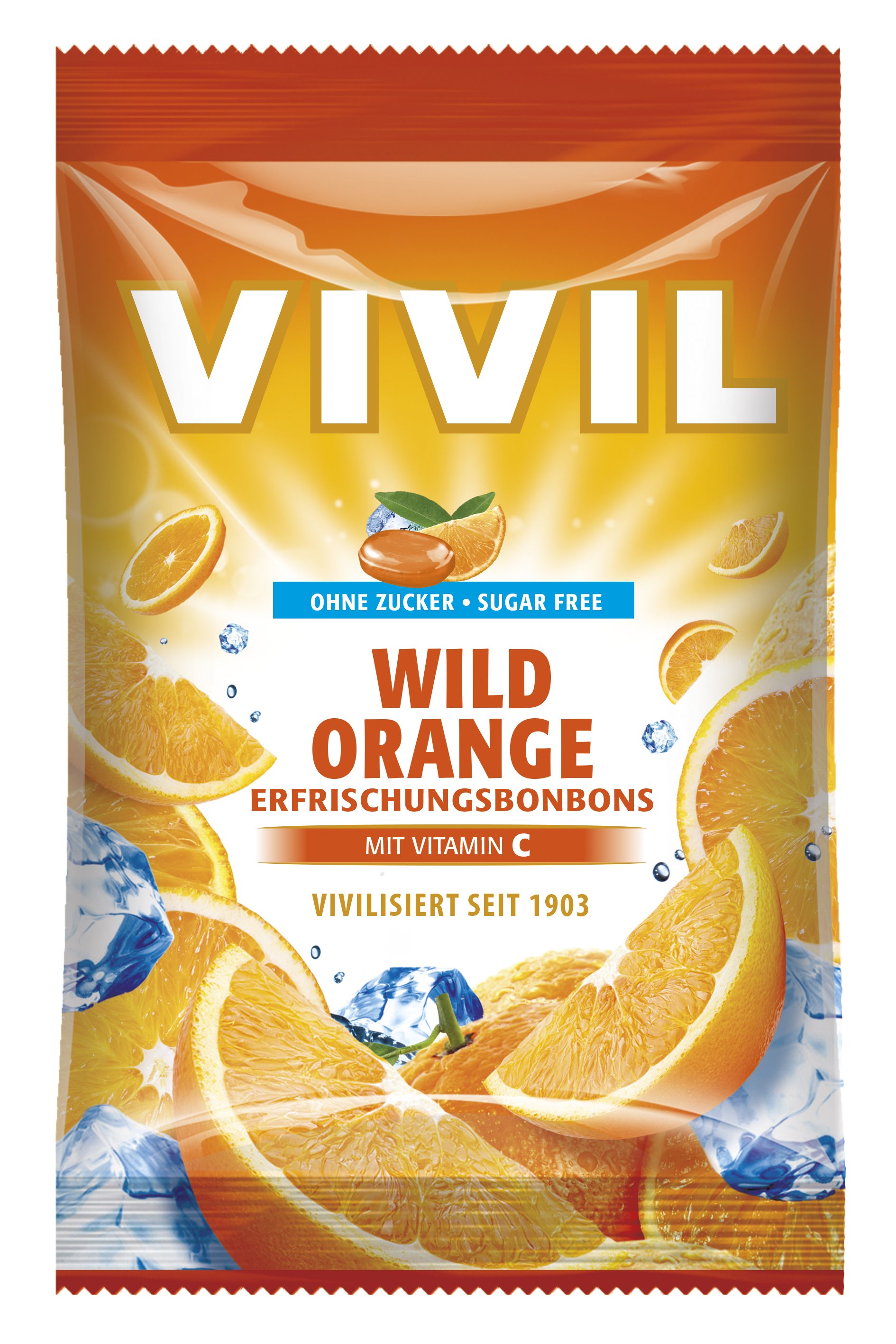 Vivil VIVIL Sugar Free Wild Orange 60 g