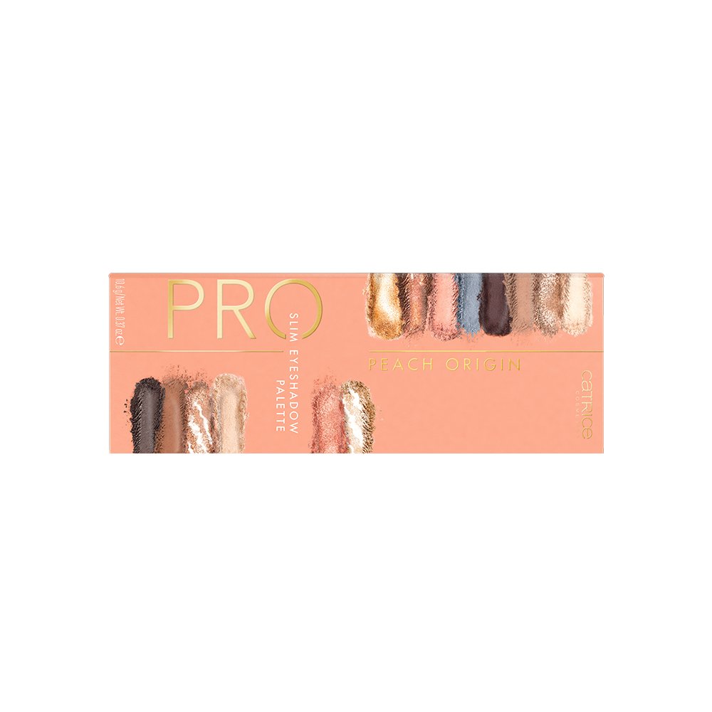 Catrice Pro Peach Origin Slim Eyeshadow Palette 010 - คาทริซโปรพีชออริจินสลิมอายแชโดว์ พาเลตต์010