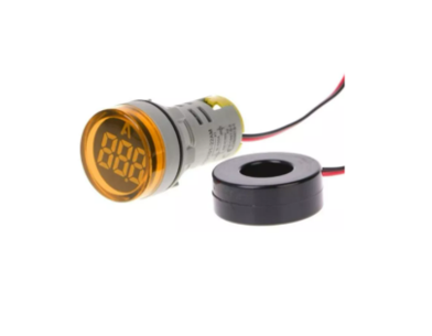 แอมป์ มิเตอร์ วัดกระแสไฟฟ้า Ammeter led Lamp 22mm 0-100A