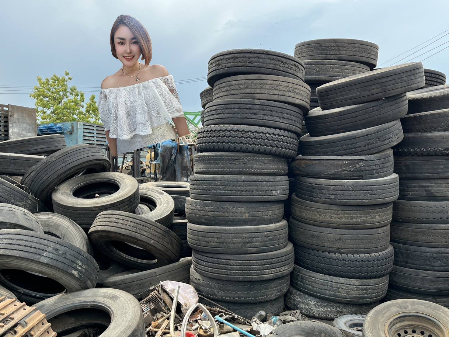 ยางเปอร์เซ็นต์รถบรรทุก