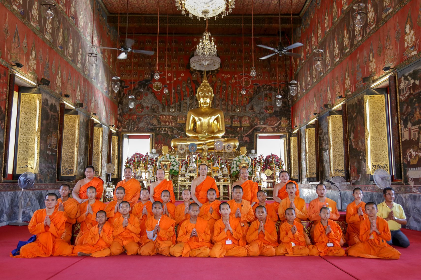 คณะอาจารย์และสามเณร วัดกุศลสมาคร ถนนราชวงศ์ เขตสัมพันธวงศ์ กรุงเทพ ได้เดินทางมาทัศนศึกษา ณ วัดสระเกศ ราชวรมหาวิหาร  คณะอาจารย์และสามเณร วัดกุศลสมาคร ถนนราชวงศ์ เขตสัมพันธวงศ์ กรุงเทพ ได้เดินทางมาทัศนศึกษา ณ วัดสระเกศ ราชวรมหาวิหาร