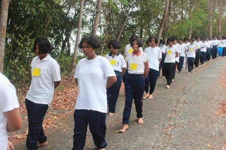 ค่ายพุทธบุตรโรงเรียนวรนารีเฉลิม จังหวัดสงขลา ณ ‪วัดภูเขาหลง