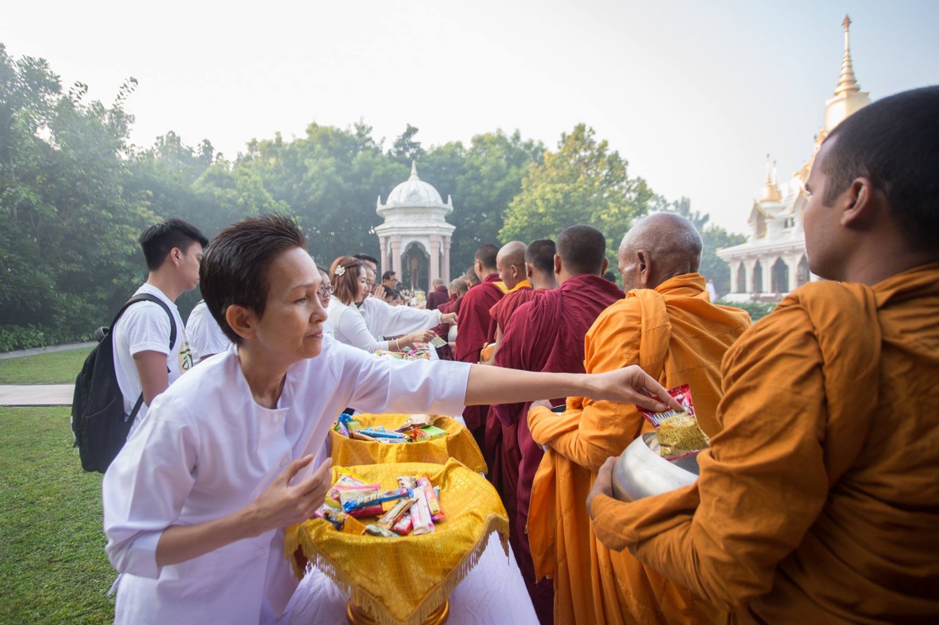 "บำเพ็ญกุศลสัตตมวาร (๗ วัน) วัดไทยกุสินาราเฉลิมราชย์" "บำเพ็ญกุศลสัตตมวาร (๗ วัน) วัดไทยกุสินาราเฉลิมราชย์"